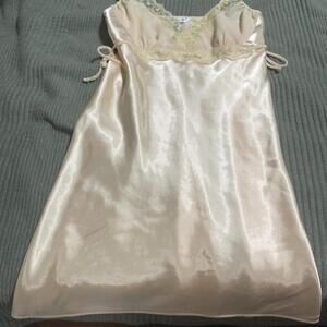 Light Yellow Lace Slip Dress